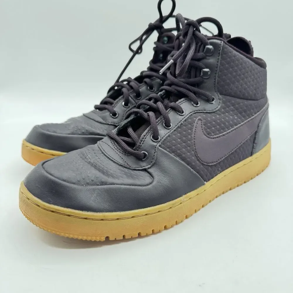 Nike Ebernon Size 11 Mid Winter Purple Lace Up Sneaker